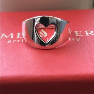 JA Cutout Heart Ring HTF And RETIRED